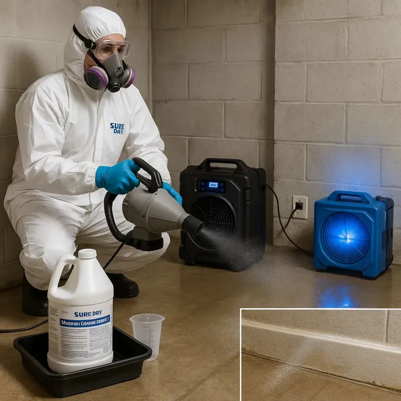 Sanitization and Odor Removal process in Holden Heights, FL